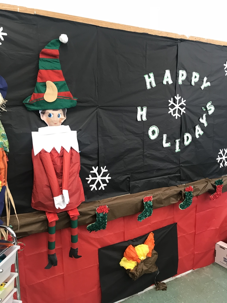 Happy Holidays from Room 1 & Flurry the Elf! 
